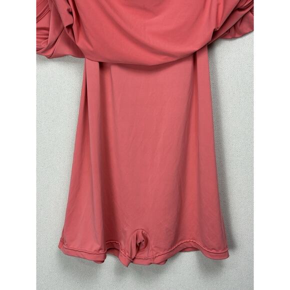 Unbranded Women's Activewear Dress Coral with Shorts Sz XL Tennis Pickle Ball - Picture 5 of 10